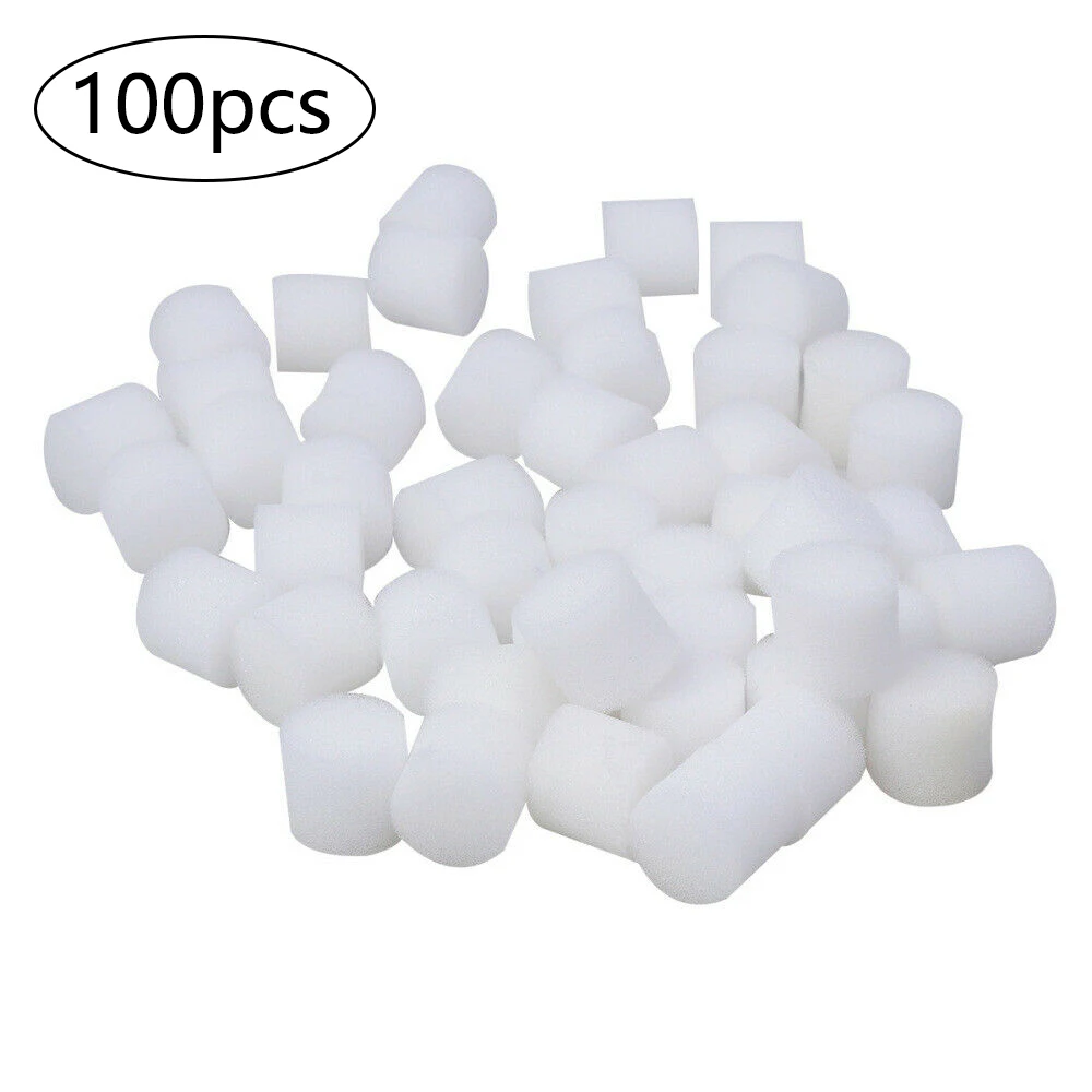 

100pcs Cylinders Sponge For Hydroponic Seed Starting Grow Plant Net Pot Basket Corrosion Resistant Hydroponic Part & Accessories