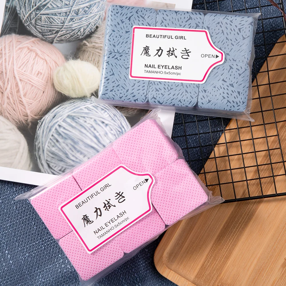 300 шт. безворсовые хлопковые салфетки для снятия гель-лака ногтей