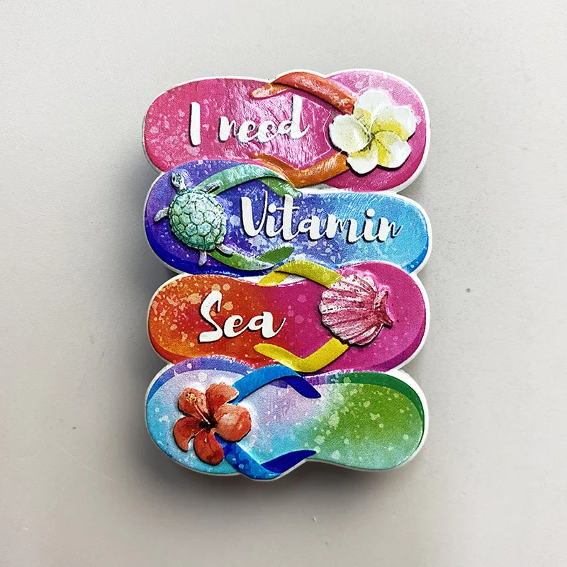 Туристические сувениры на магните холодильник с витаминами пляже Bohol 3D магнитные