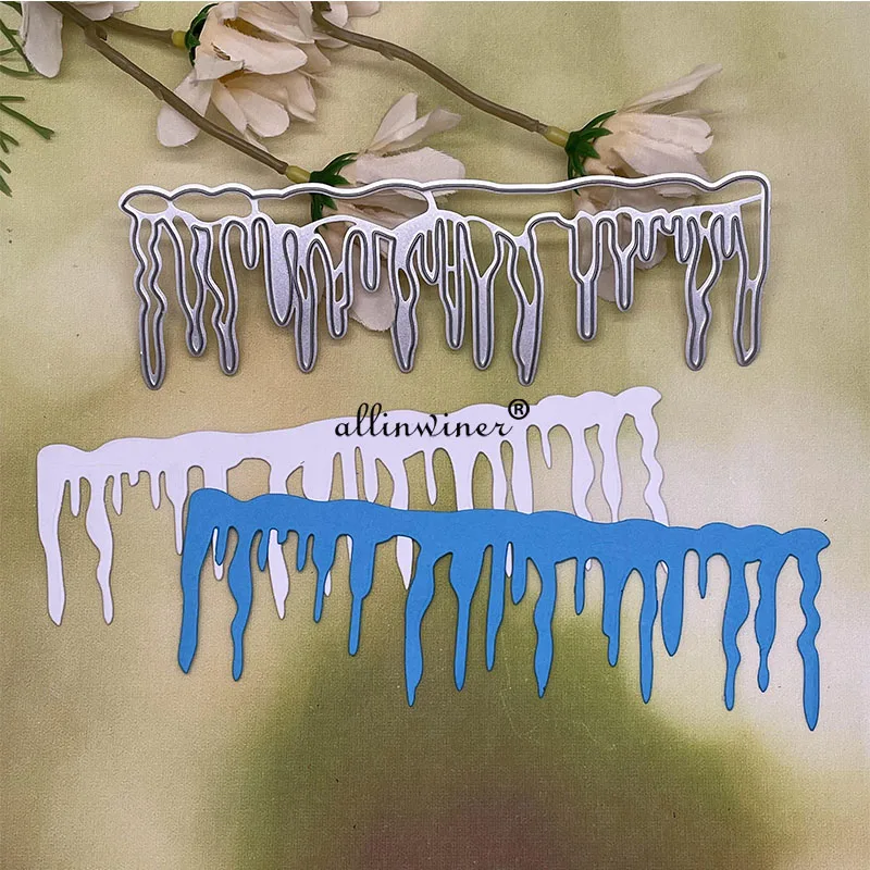 Украшение края сосульки металлические штампы для DIY скрапбукинг альбом бумажные