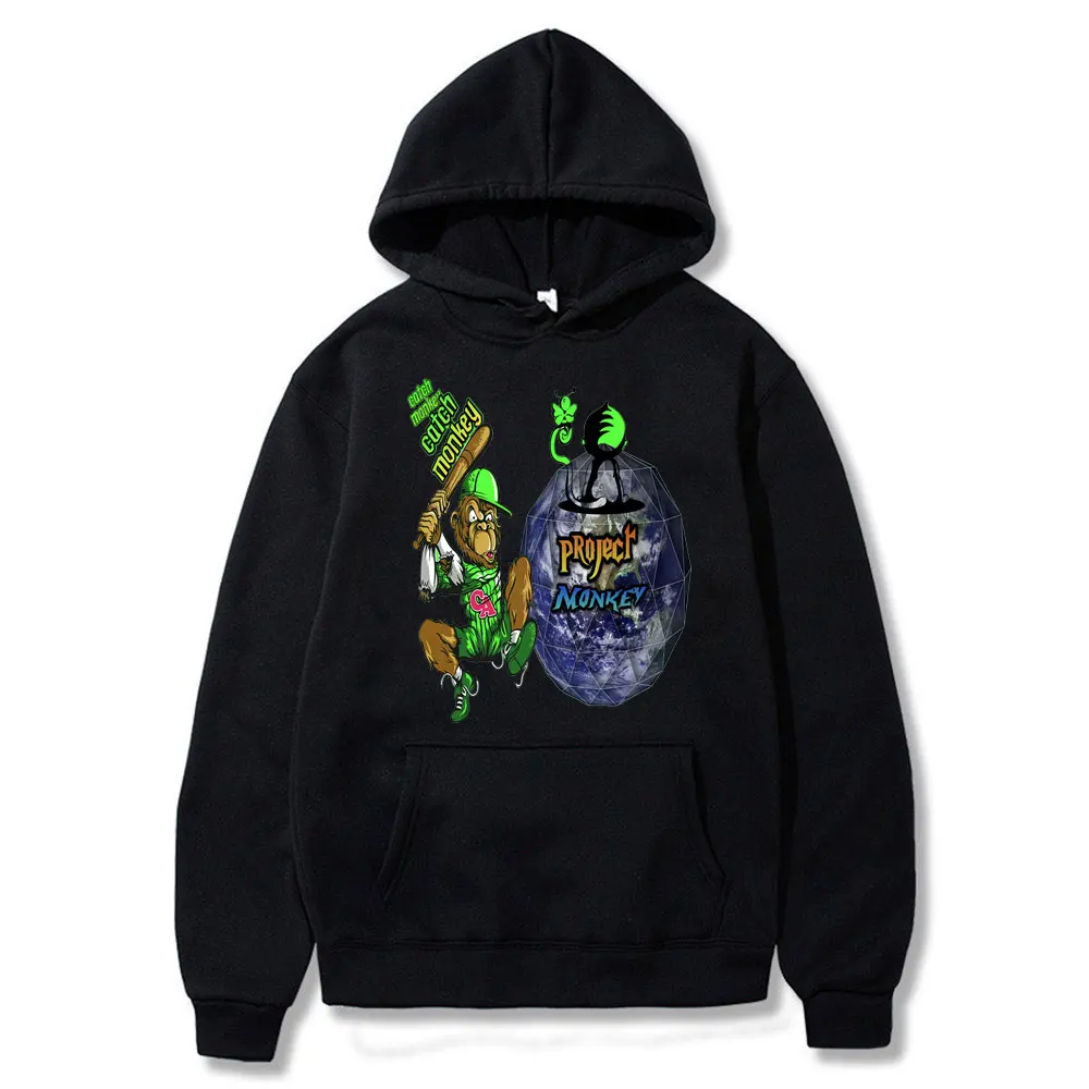 

Cotch Monkey Cotch Monkey Lc Waikiki Monkey Merchandise Hoodie Funny Men Sweatshirt Male Baseball Monkey World Project Hoodies