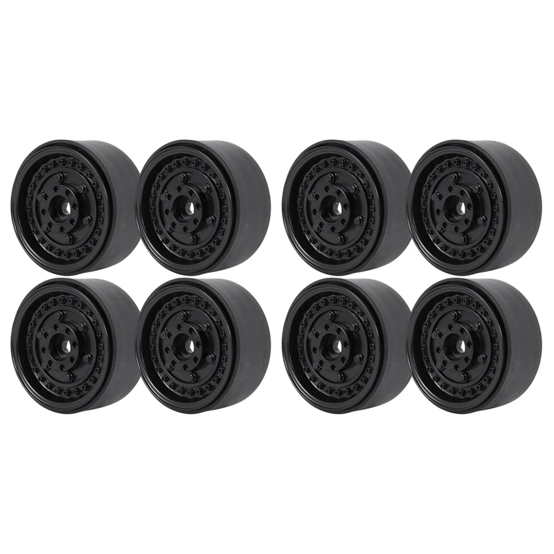 

8 шт. металлический 1,9 дюймовый Beadlock ступица обода колеса для 1/10 Rc Гусеничный автомобиль Axial Scx10 90046 Traxxas Trx4 Tf2 Rc4wd D90, черный