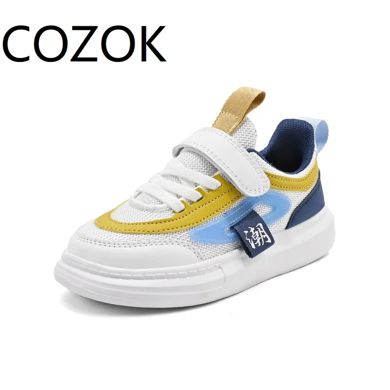 

COZOK Новинка весна-осень детская маленькая белая обувь для студентов Корейская версия повседневной обуви для мальчиков и девочек
