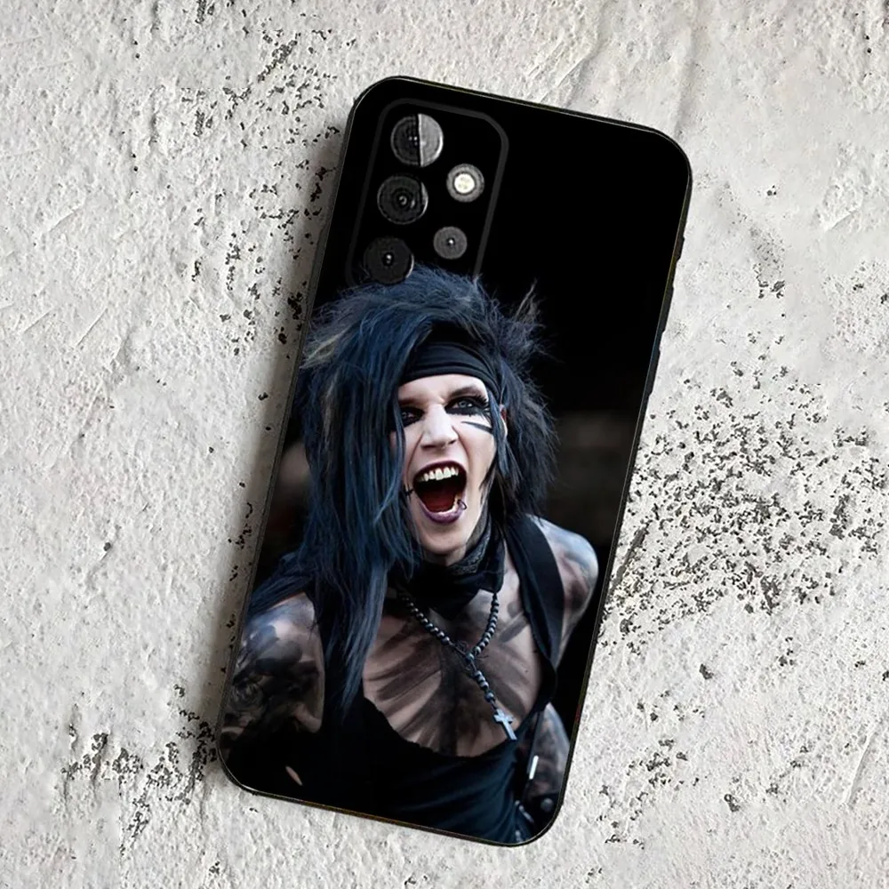 Чехол для телефона Rock A-Andy B-Biersack-S Samsung Galaxy A13 21s 22 31 32 52 53 71 80 91 Мягкий черный чехол