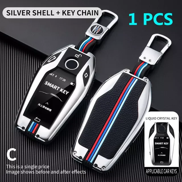 

Key Case For Car Organizers Accesorios Para Auto 2022 NEW Good quality TPU+PC Car Key Case Cover Key Holder Chain Ring For Merce