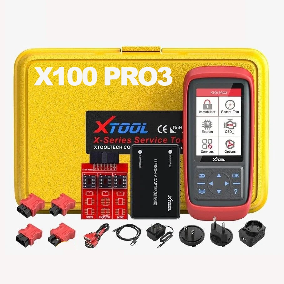 Фото Склад США: XTOOL X100 PRO3 – Новейший программатор ключей OBD2 для восстановления при полной утере, инструменты для слесарей, декодер ключей, сканер, тестер частоты 2026 года №1