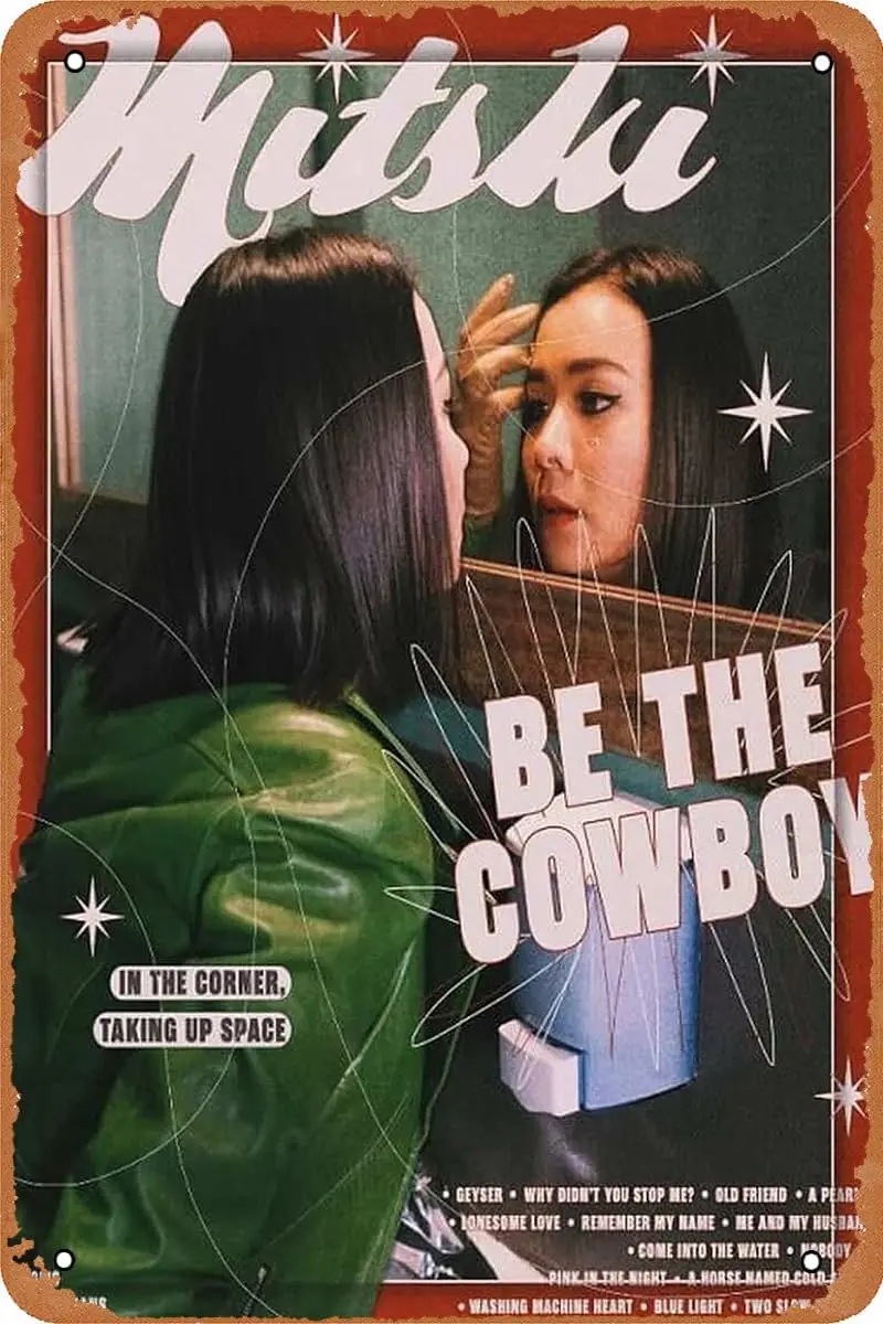 Mitski плакат оловянный Знак Винтажный стиль металлический знак для декора стен 8x12