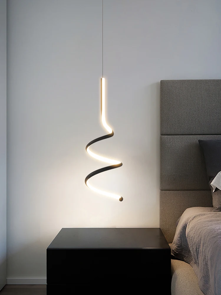 

Chandelier Bedside Tables Bedroom Light Led Ceiling Lamps Hanging Lamps for Bedside Bedroom Modern Suspension Chandeliers