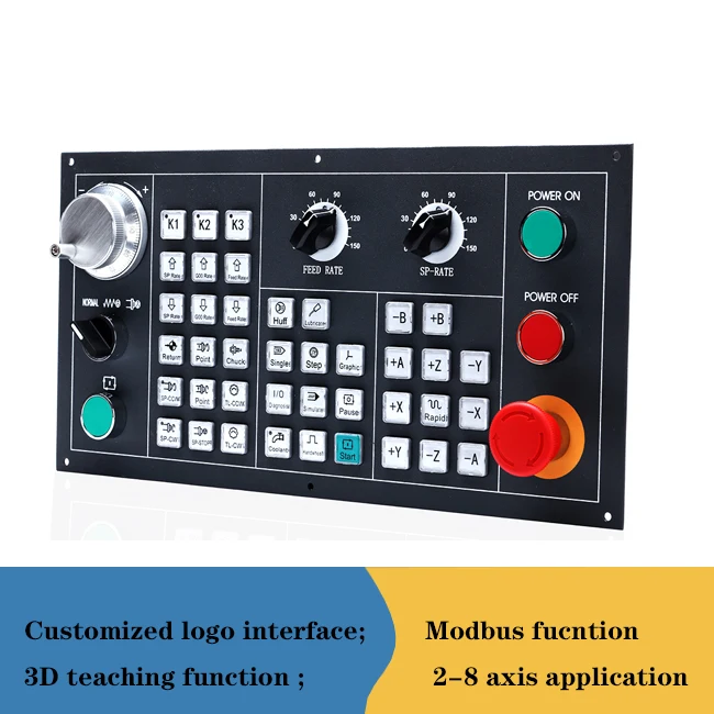 4-осевой фрезерный контроллер с ЧПУ ATC + PLC в качестве 4-осевого контроллера системы