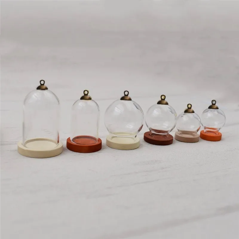 

2 шт., стеклянные шапочки в стиле ретро