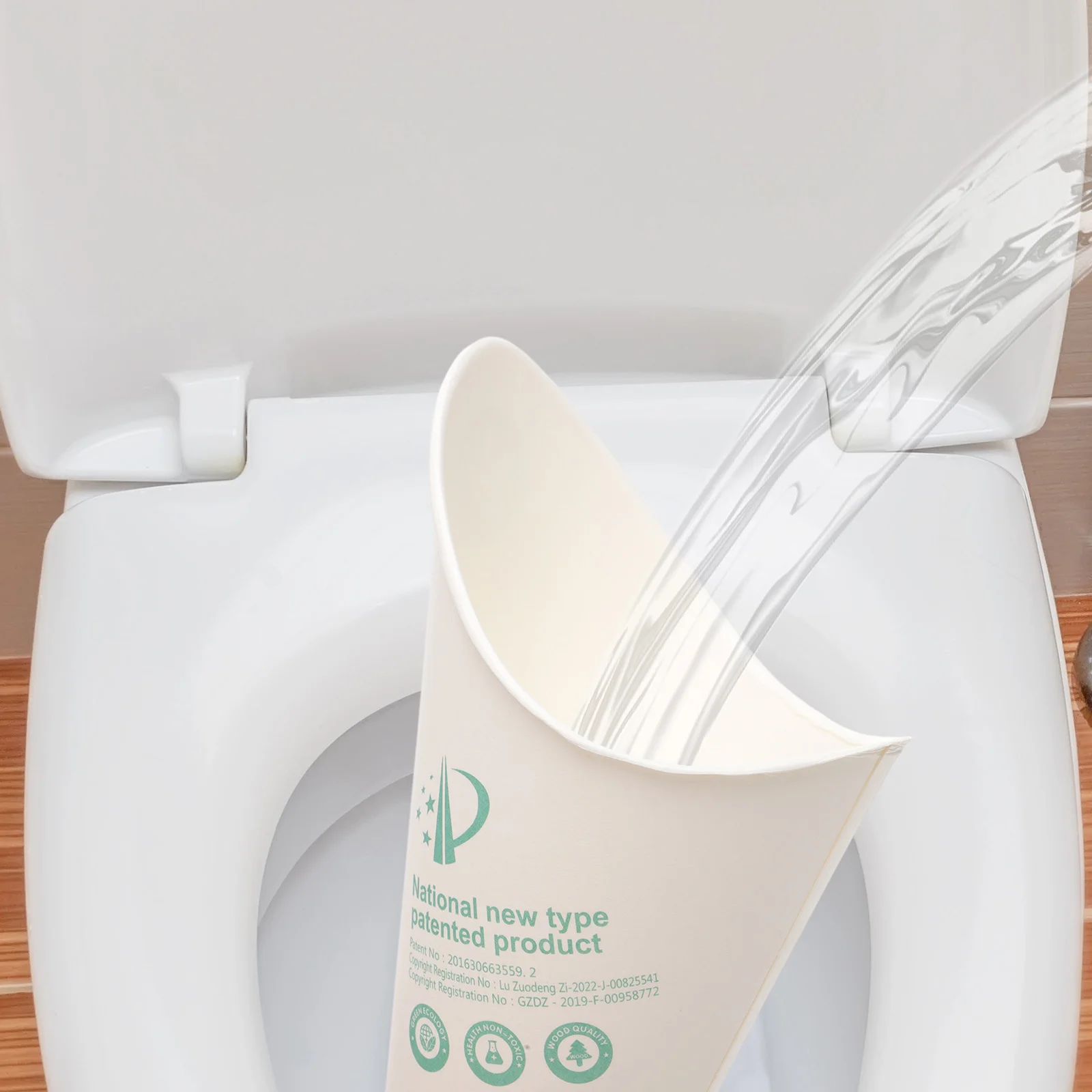 30 шт. бумажный писсуар туалет устройство для мочеиспускания женский конус