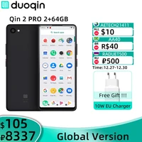 global version qin 2 pro 2gb 64gb mobile phone 5 5 full screen 5761440p 13mp rear camera smartphone 2100mah battery android 9