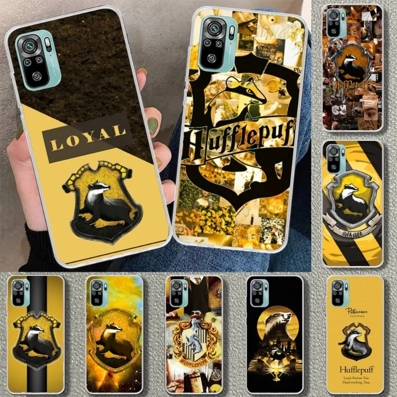 

Пуффендуй чехол для телефона Xiaomi 12 11T 10 9 Redmi Note 11 10 10S Pro Redmi 9 9A 8, прозрачный чехол для телефона