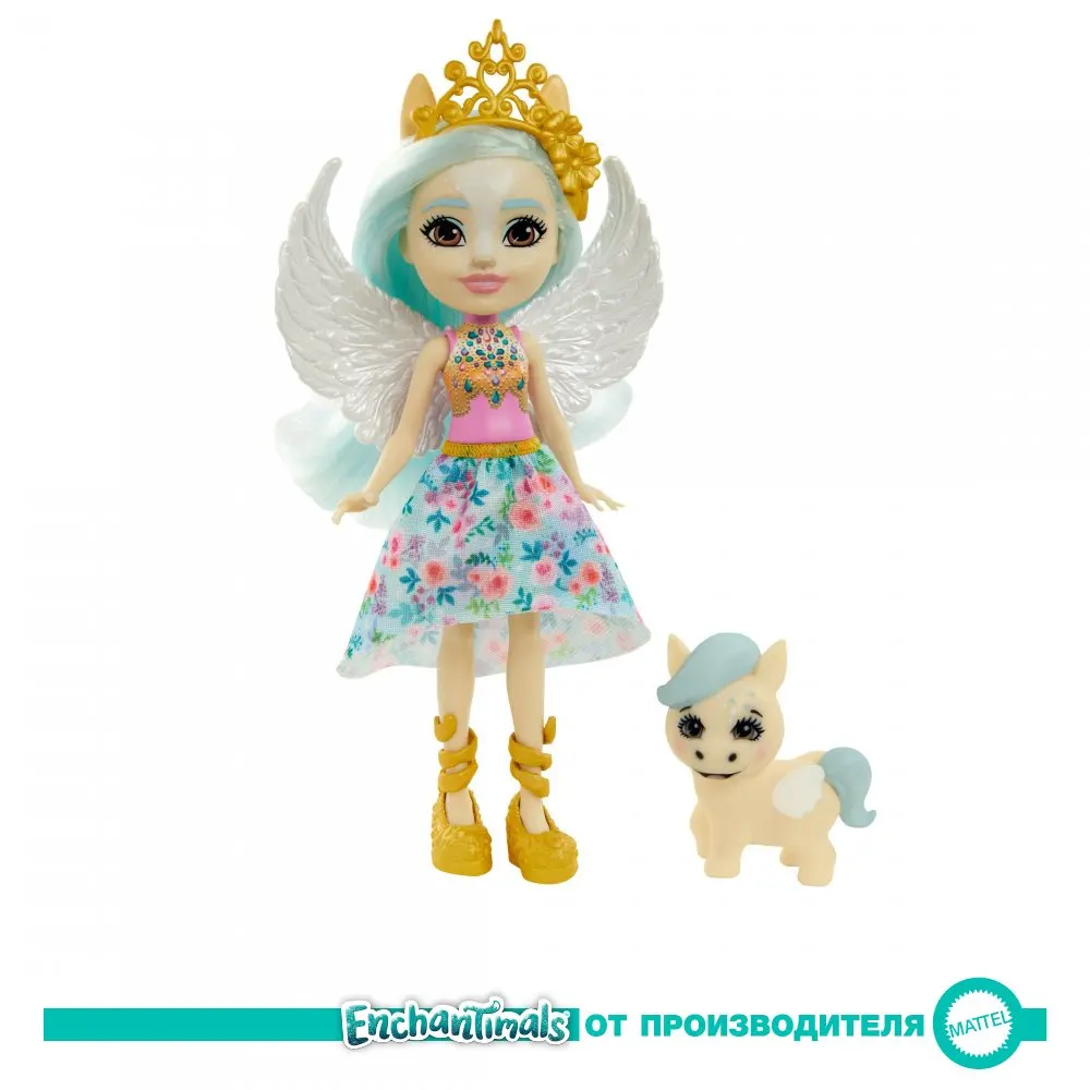  Кукла Enchantimals дополнительная с питомцем Паолина Пегасус и Вингли GYJ03 