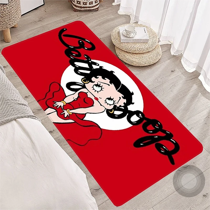 

Kitchen Rug Bettys Boops Door Mat Carpet for Bed Room Mats Doormat Foot Bathroom Rugs House Entrance Carpets Hallway Decoraction