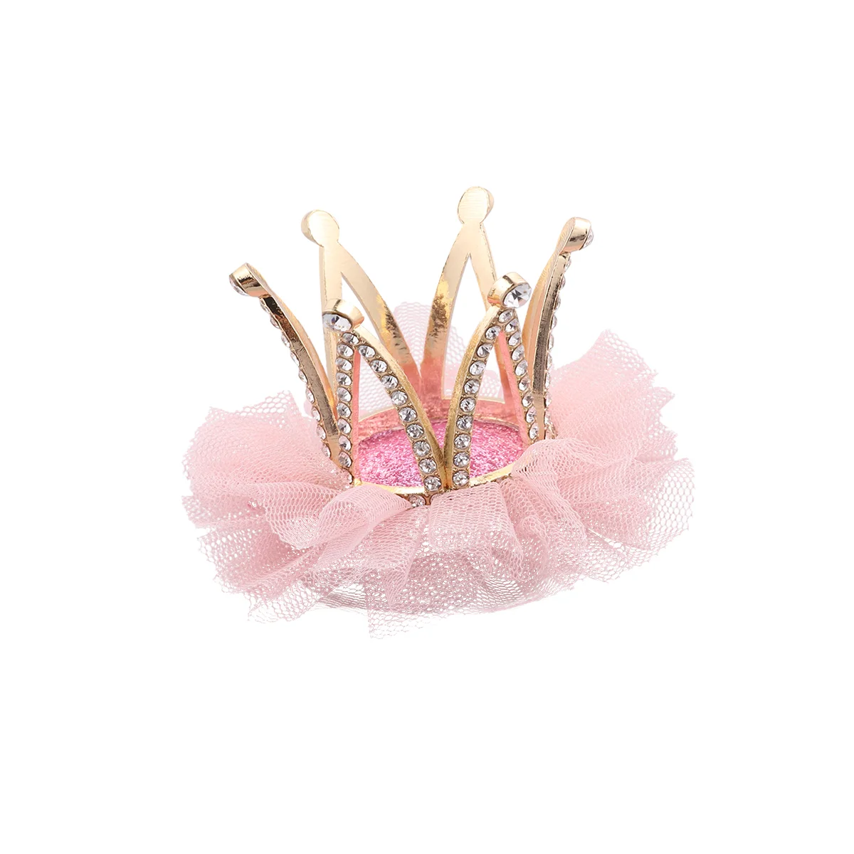 

Hairclips Kids Clip Pin Bangrhinestone Bobby Glitterdiamond Flower Mesh