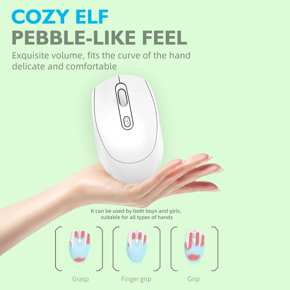 

Мышь M107 аккумуляторная беспроводная, 2,4 ГГц, два режима