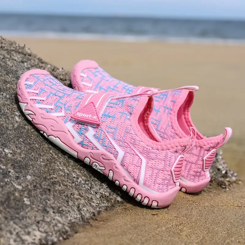 Kids Non-slip Water Shoes Quick Dry Lightweight Sport Shoes For Beach Swim Pool