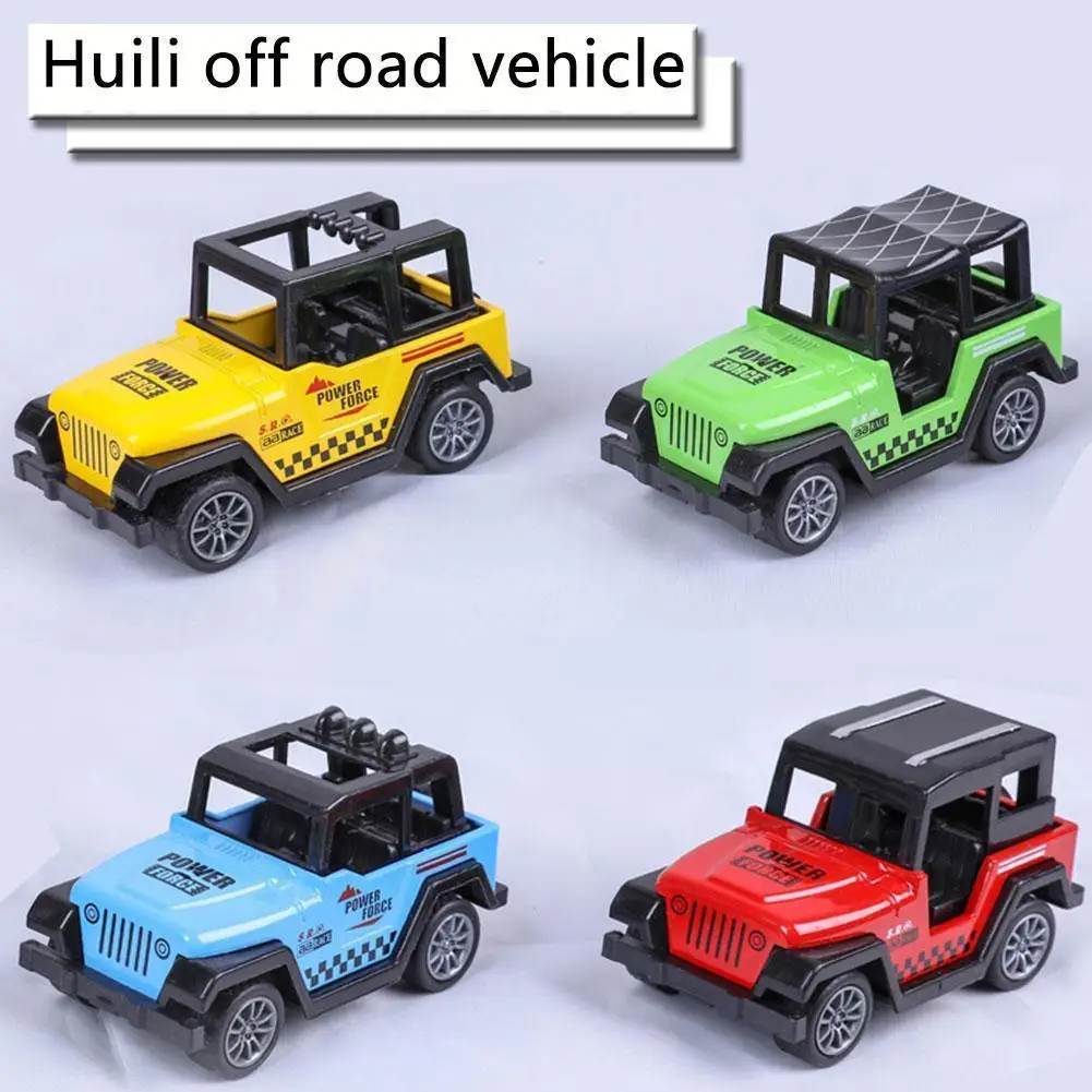

Baby Children's Off-road Vehicle Toy Model Fashion Alloy New Color Pull Back Car Random G2i3