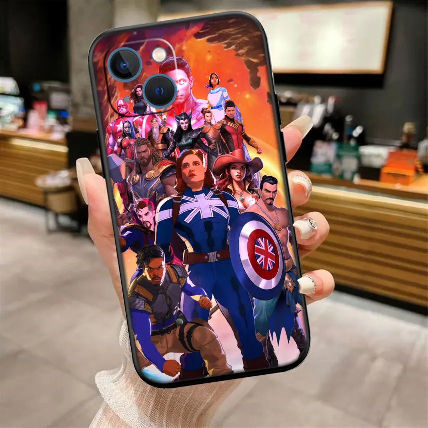 Marvel What If новый чехол для мобильных телефонов iPhone 16 15 14 13 12 Pro Max Plus Mini