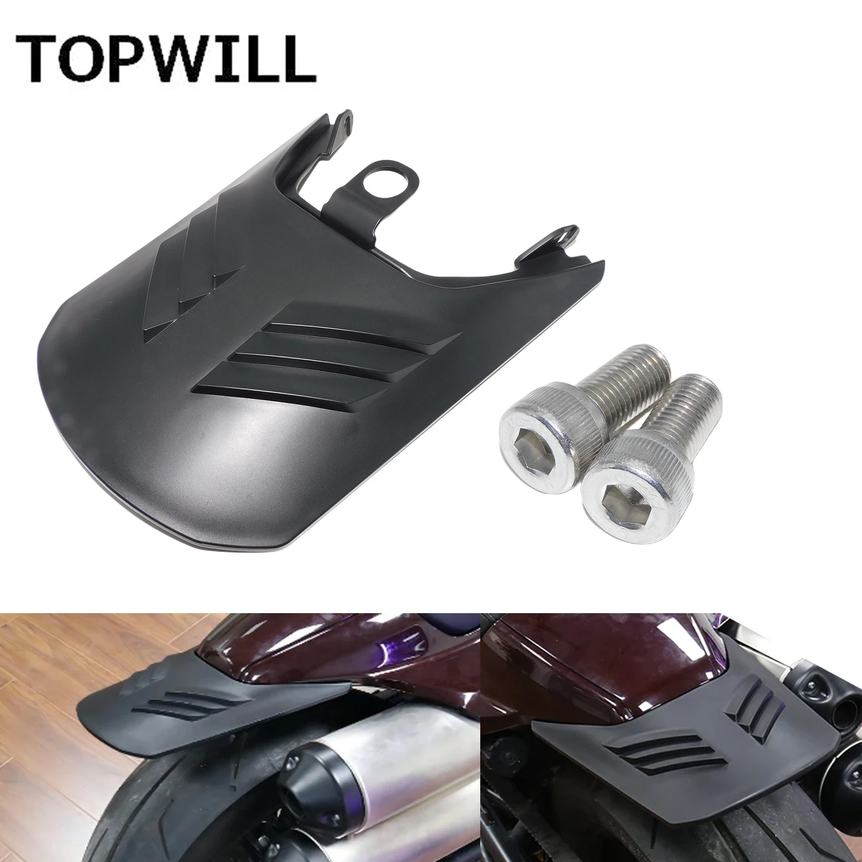 

Мотоциклетный задний брызговик, черный брызговик, удлинитель, брызговик для Harley Sportster S 1250 RH1250 RH 1250 2021 2022