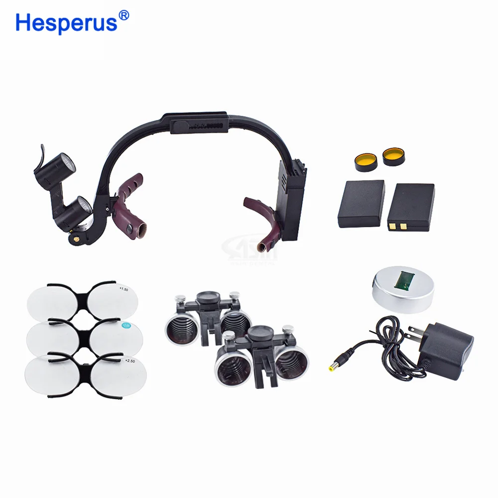 5 Вт Den tal светодиодный головной светильник 2 5X 3 стоматологический хирургический