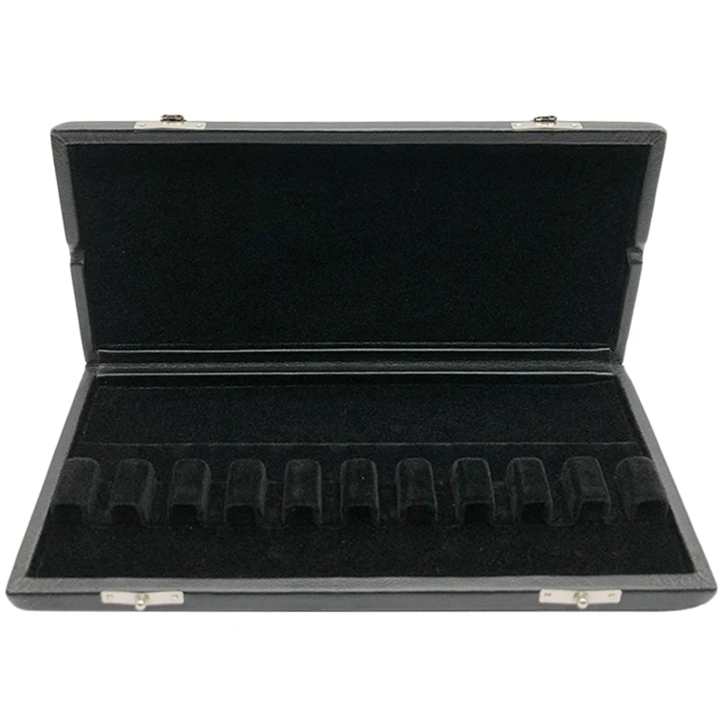 

10 Oboe Reeds Protect Against Moisture Black Oboe Reed for CASE Leather Oboe Reed Holder Storage Box Protector Container
