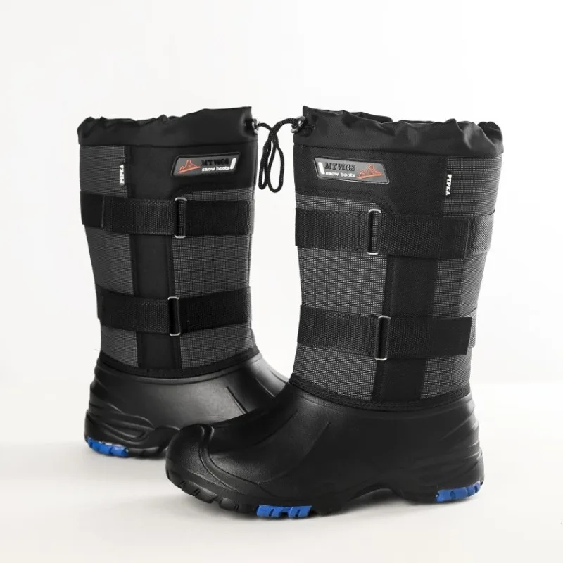 Новинка 2024 зимние ботинки рыболовная обувь водонепроницаемая со стальными