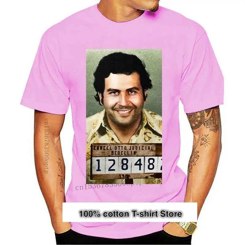 

Camiseta Unisex de PABLO ESCOBAR para mujer, ropa para parte superior, nueva