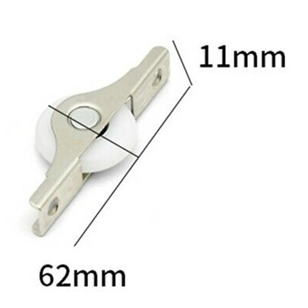 

6Pcs Pulley Screen Wardrobe Kitchen Nylon Pulley Sliding Door Roller Wheel Accessory Single Roller Pulley Wheel For Door Drawer