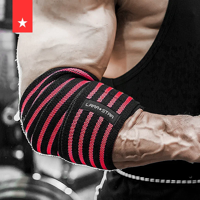 

Elbow Wraps for Weightlifting Workout Elbow Straps for Weight Lifting Bench Press Powerlifting Fitness and Gym