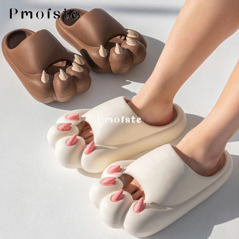 Women's Cat Slippers for Home Platform Cloud Summer Shoes Outdoor Designer Slides Non-slip 2023 EVA Slipper Wear-resistant