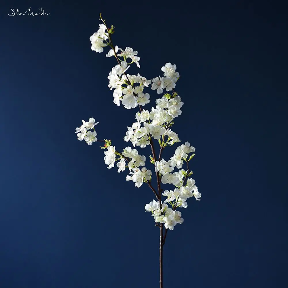 Искусственные цветы SunMade вишня розовые белые
