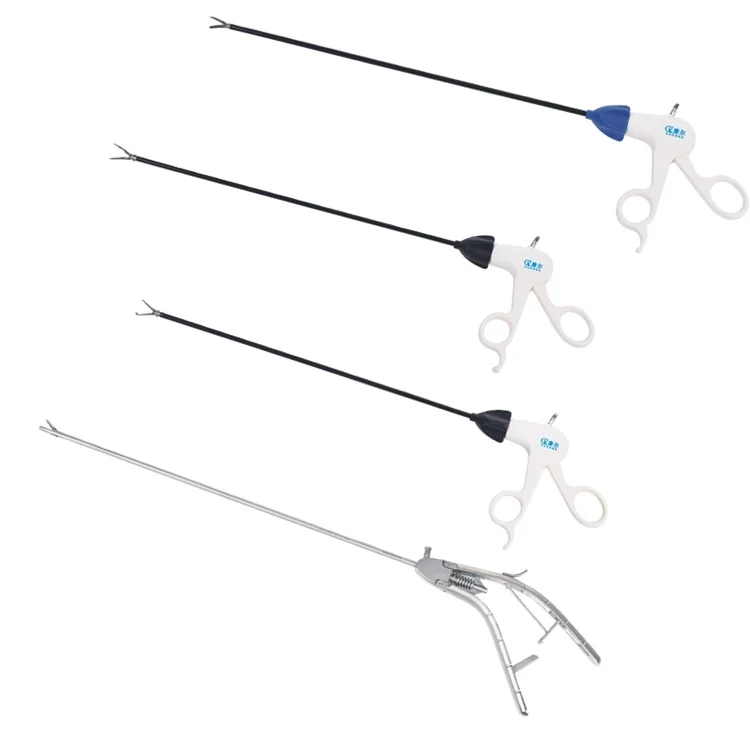 

Surgical training model for laparoscopic procedures Laparoscopic Training Kit Grasper Forceps Curved Needle Holder Instrument Se