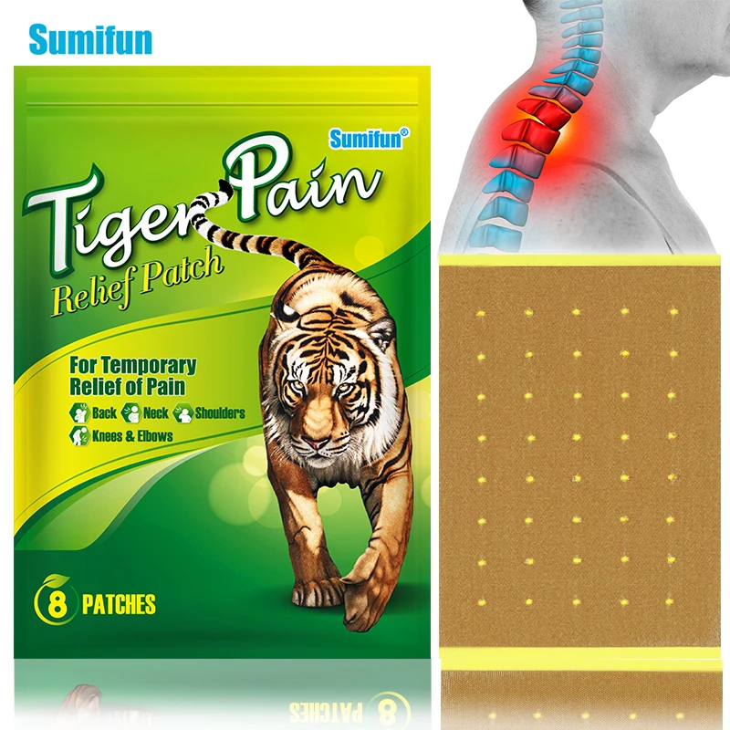 

16 шт. тигровый бальзам обезболивающие пластыри эффективный коленный сустав ревматоидный артрит боль в спине пластырь идентично
