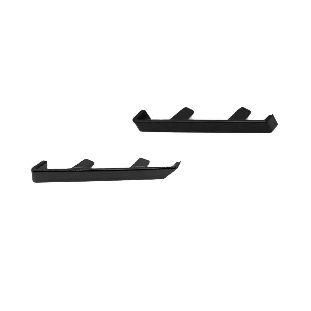 

Front Bumper Left Right Plate Bracket Glossy Black Trim Holder for Maserati Ghibli M157 2014-2020 670011292 670011291