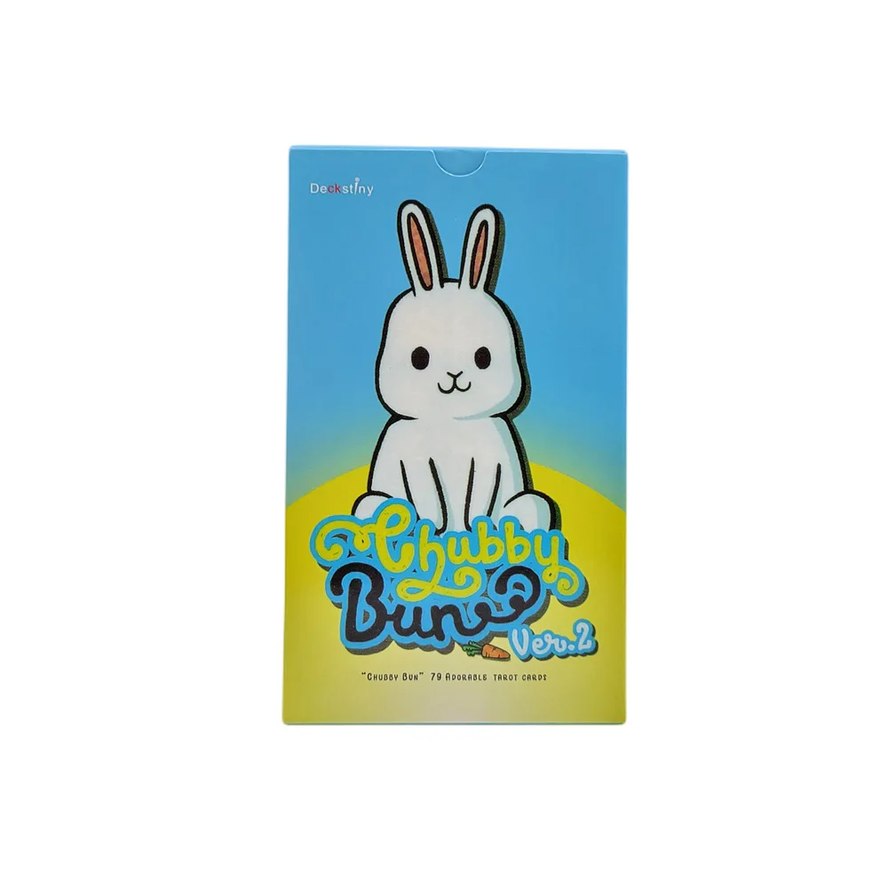 

12x7CM Cute Rabbit Tarot Deck Oracle Cards Entertainment Card Game for Fate Divination Hobby Tarot Card With Paper Manual
