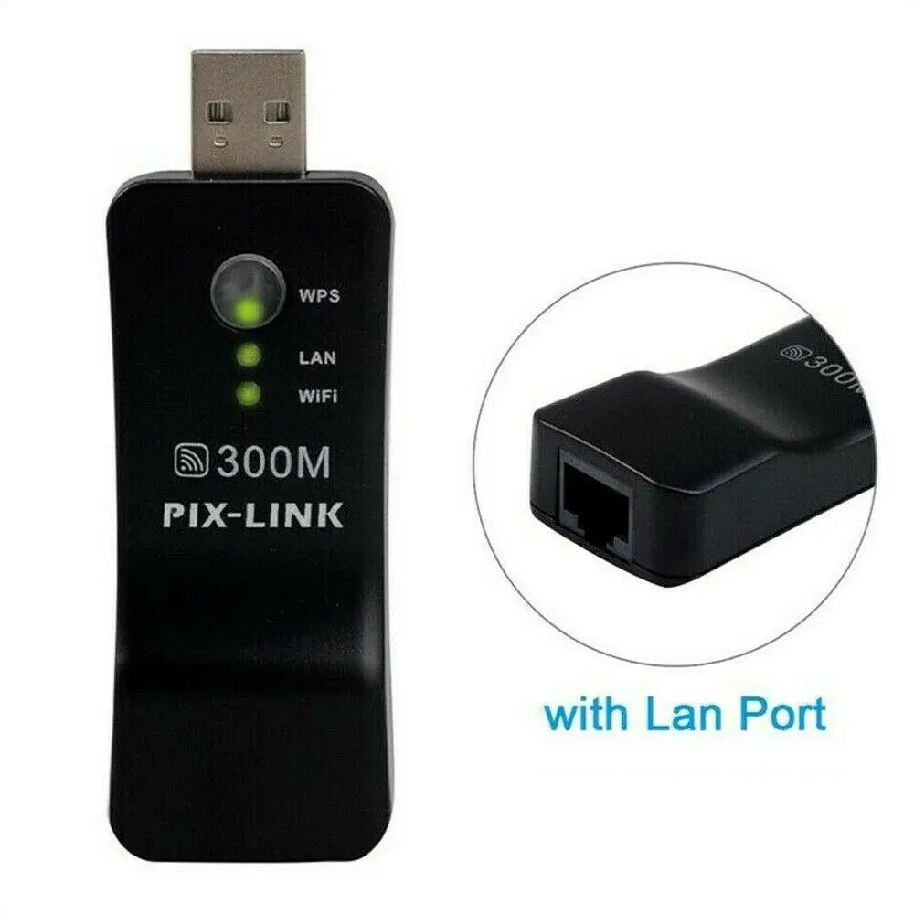 USB-ретранслятор для сети 300 м беспроводной усилитель сигнала адаптер LAN Wi-Fi-ключ