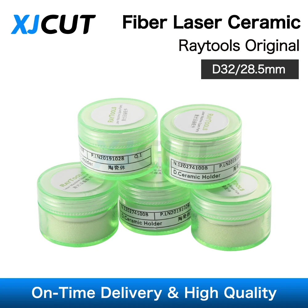 

XJCUT 10Pcs/lot Original Raytools Laser Ceramic Dia.32mm Nozzle Holder for Raytools Fiber Laser Cutting Head Nozzle Holder