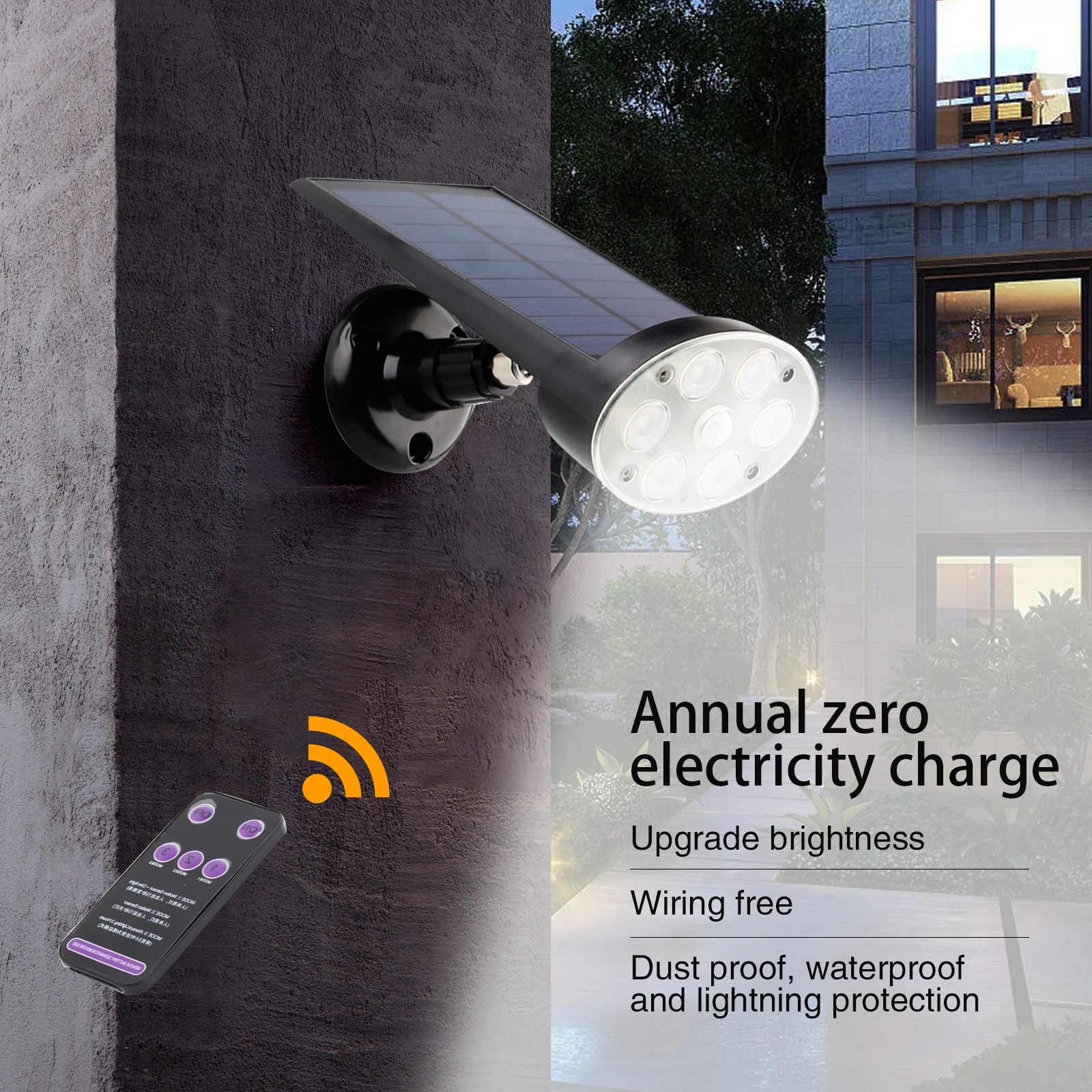 

Motion Sensor Lights,Solar Outdoor Lights,IP68 Waterproof Solar Motion Lights for Yard Patio Garden Pathway Porch, Courtyard