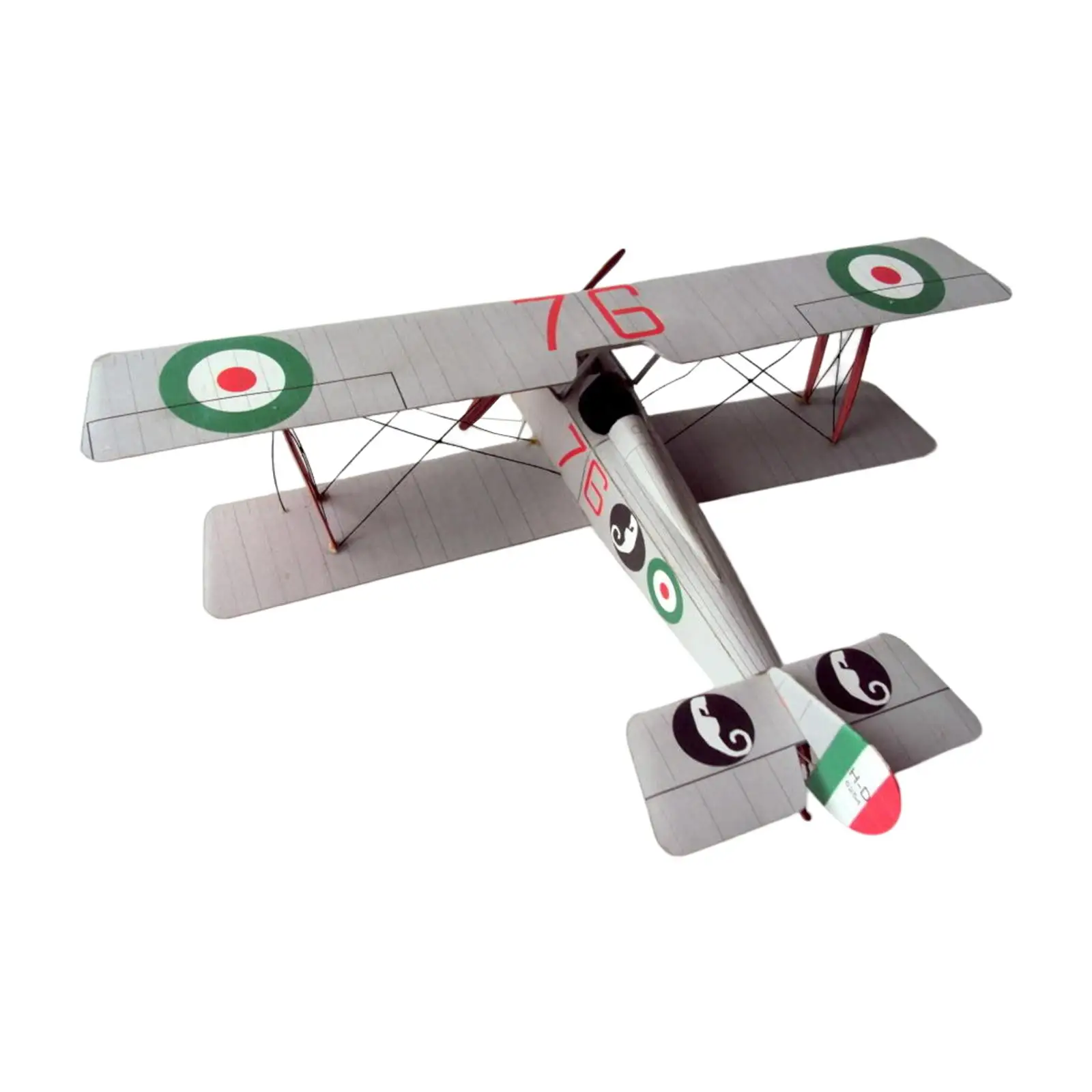 Biplane Fighter Diy Assemble Toys For Boys Adults Tabletop Decor