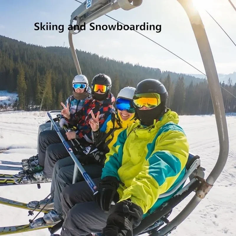 Балаклава лыжная маска для лица мужская и женская однобортная мотоциклетная