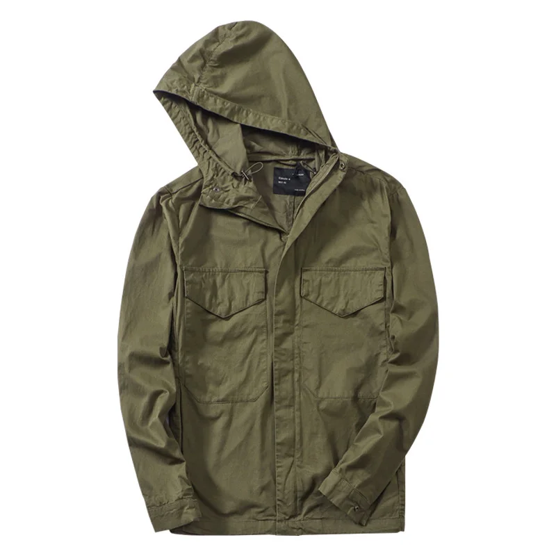 

Autumn Winter New Pocket Men's Coat Outdoors Climbing Cycling Combat Hunting Trekking Korean Fashion Casual Hoodie Work Jacket