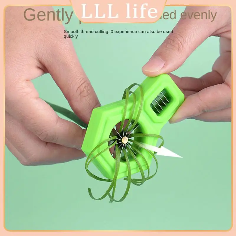 

Easy Washing Shredded Scallion Cutter Household Shredded Scallion Stainless Steel Wear-resistant Sharp Scallion Slicer Shredding