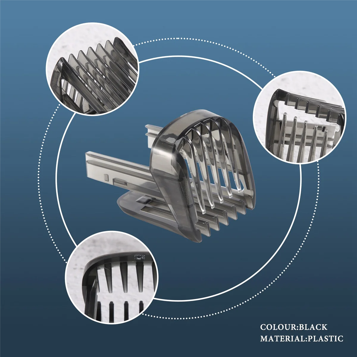 Фиксированный гребень-позиционер подходит для машинки стрижки волос Philips HC5410 HC5440