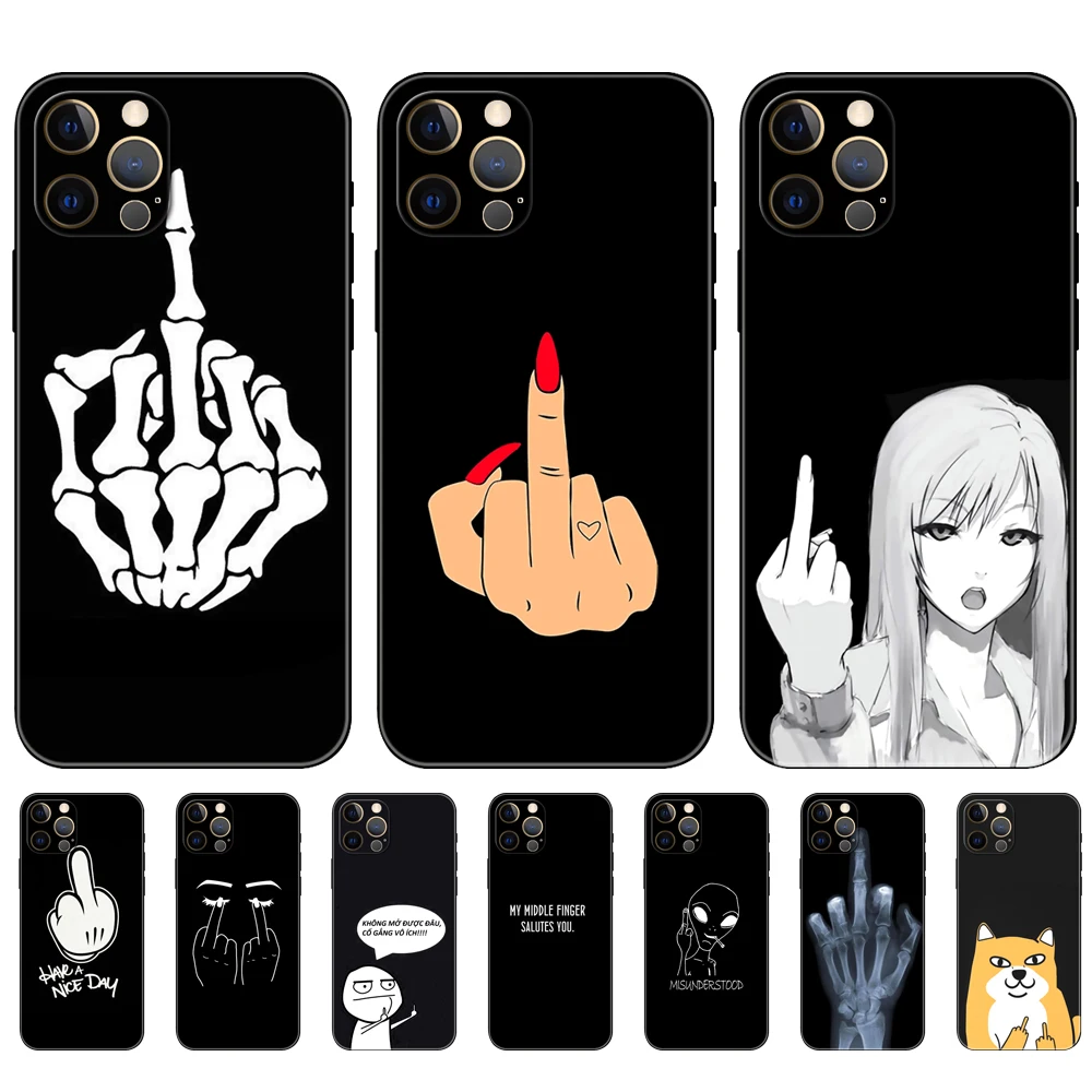 Черный чехол из ТПУ для iphone 5 5s se 2020 6 6s 7 8 plus x 10 XR XS 11 12 13 mini pro MAX задняя крышка с