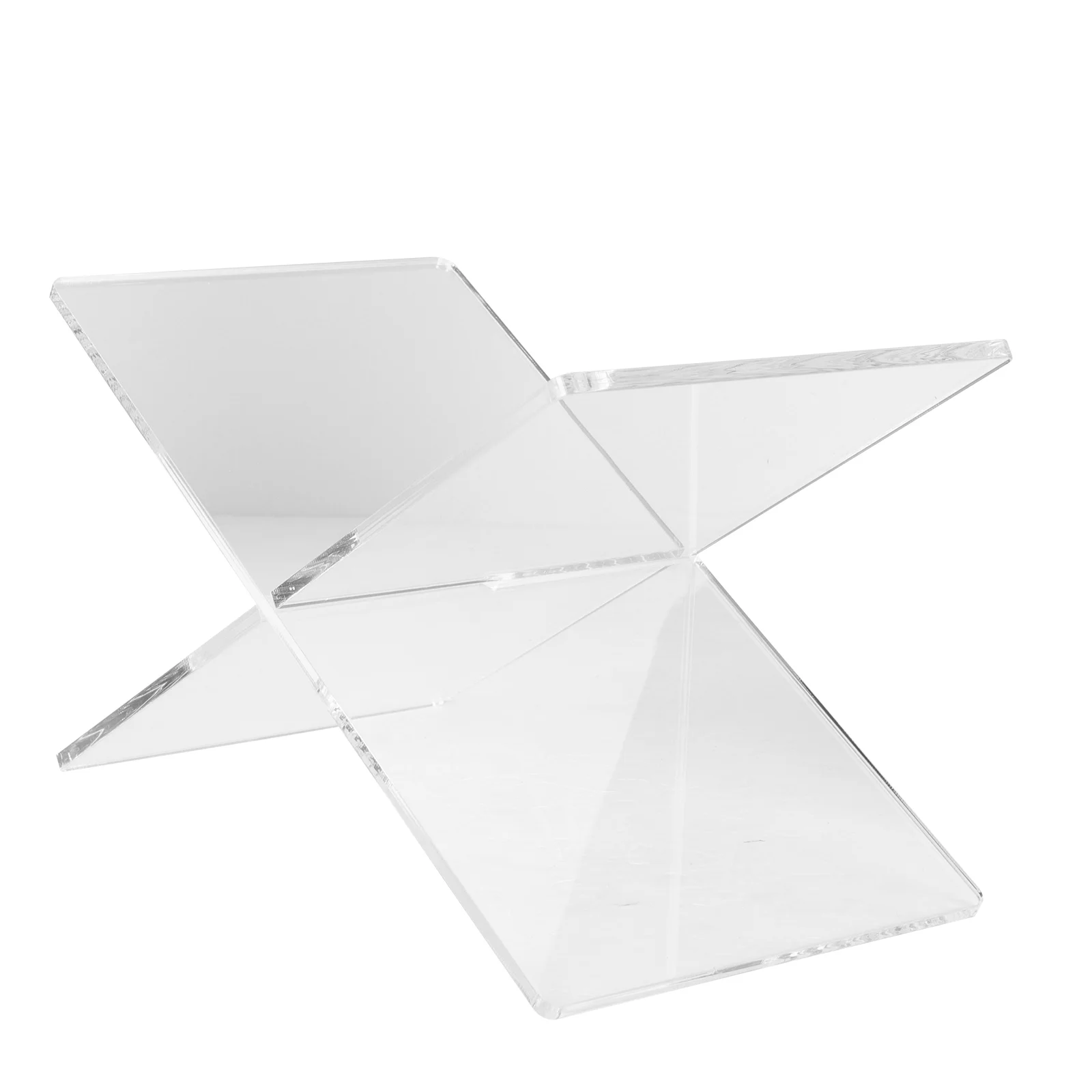 

Desktop Book Holder Transparent Book Supporting Rack Displaying Bracket