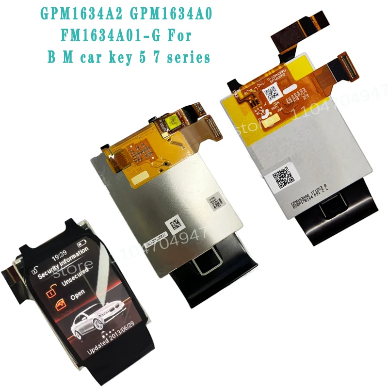 Фото Новая версия GPM1634A2 GPM1634A0 FM1634A01-G: ЖК-сенсорный экран для автомобильных ключей BMW серий 520d, 520i, 530, G30, X3, X5, X6, X7 №1