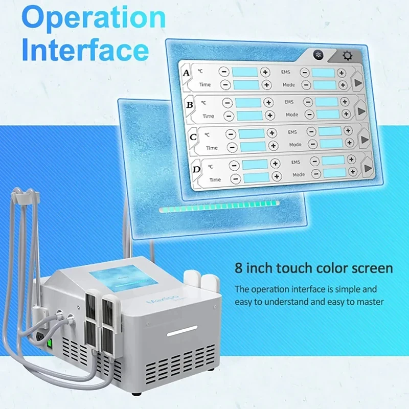 Неинвазивные охлаждающие подушечки Cyro EMSlim 4 удаление целлюлита потеря веса