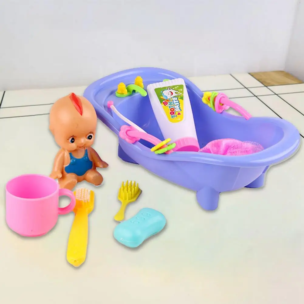 

Lovely Baby Play House Doll Toy Bathroom Toy Long-lasting Waterproof
